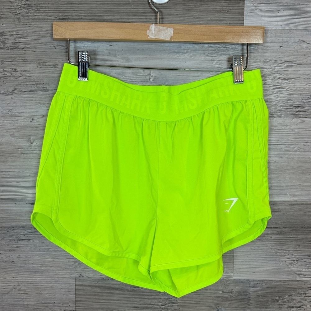 Gymshark Women's Bright Lime Athletic Shorts